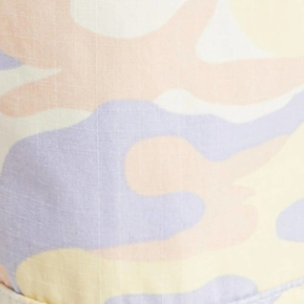 Topshop Pastel Camo Wide Leg Pants - Picture 4 of 7